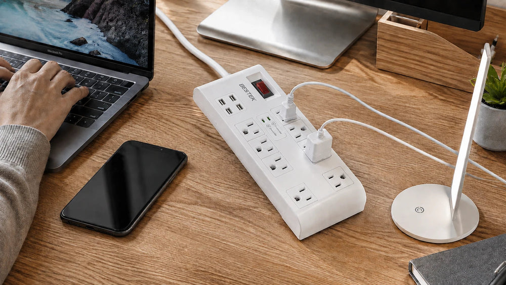Organizing the power behind your desk