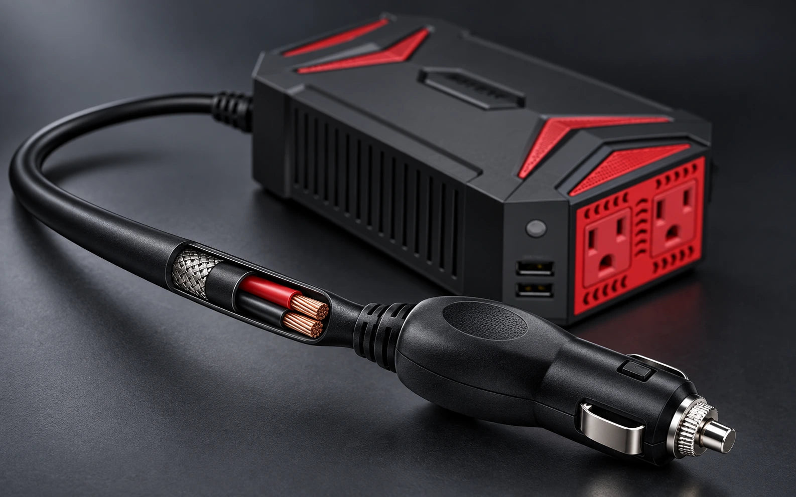 BESTEK 300W Pure Sine Wave with 4.2A 2 USB Power Inverter model-specific setup