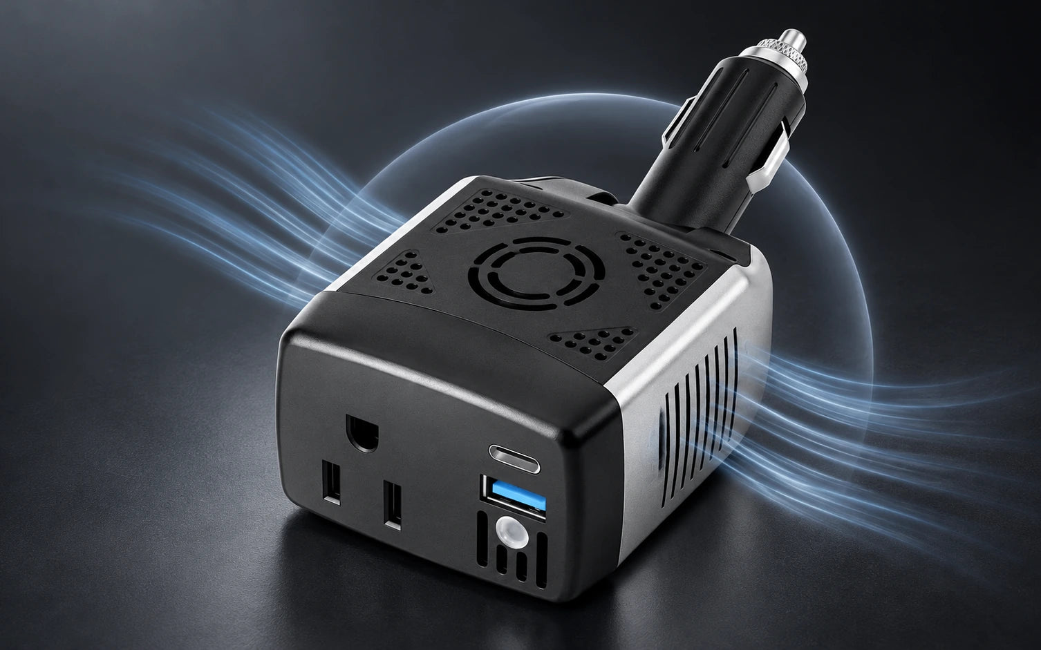 BESTEK 150W Power Inverter with PD 30W and QC 18W Dual Charging Ports model-specific setup