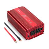 BESTEK 2-Outlet 1000W Car Power Inverter DC 12V to AC 110V with PD 30W USB C and QC 18W