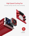 BESTEK 2000W inverter — exploded view of the rear cooling fans
