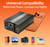 BESTEK 200W inverter — device examples alongside the compact inverter