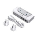 BESTEK 200W Step Up Voltage Converter 110V to 220V with 4-Port USB