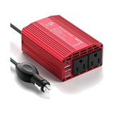 BESTEK 300W Car Power Inverter with 65W USB-C and QC3.0 Ports - 12V DC to 110V AC Converter
