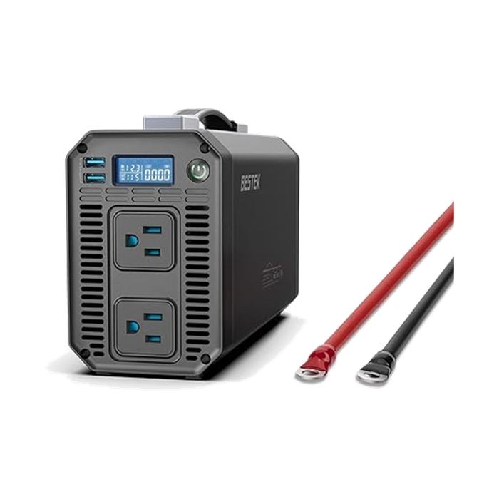 BESTEK DC 12V to 110V AC 1200W Power Inverter