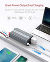 BESTEK 500W pure sine wave inverter — gray inverter AC and dual USB connections