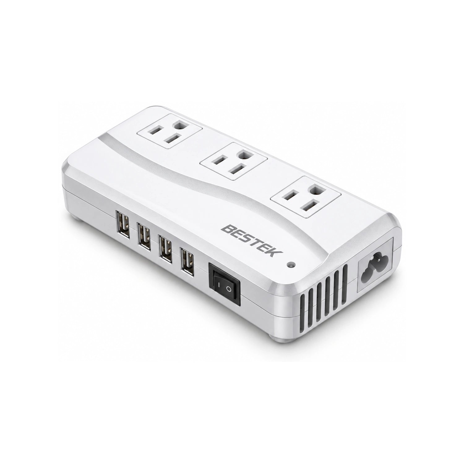 BESTEK Universal 100-220V to 110V Voltage Converter 250W - alternate rear product view