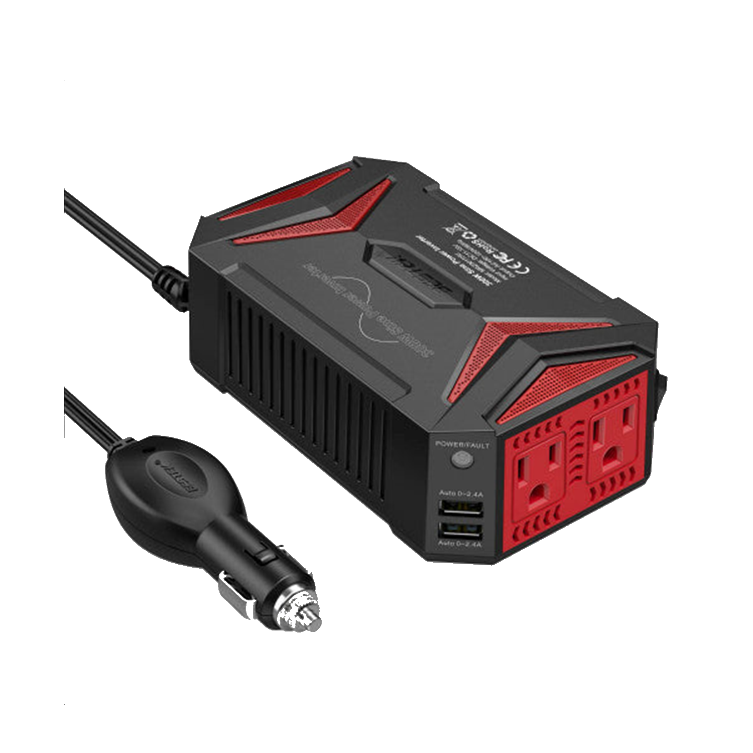 BESTEK 300W Pure Sine Wave with 4.2A 2 USB Power Inverter - transparent main image