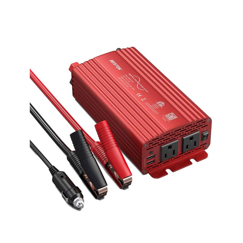 BESTEK 500W Pure Sine Wave Inverter with Dual USB-A