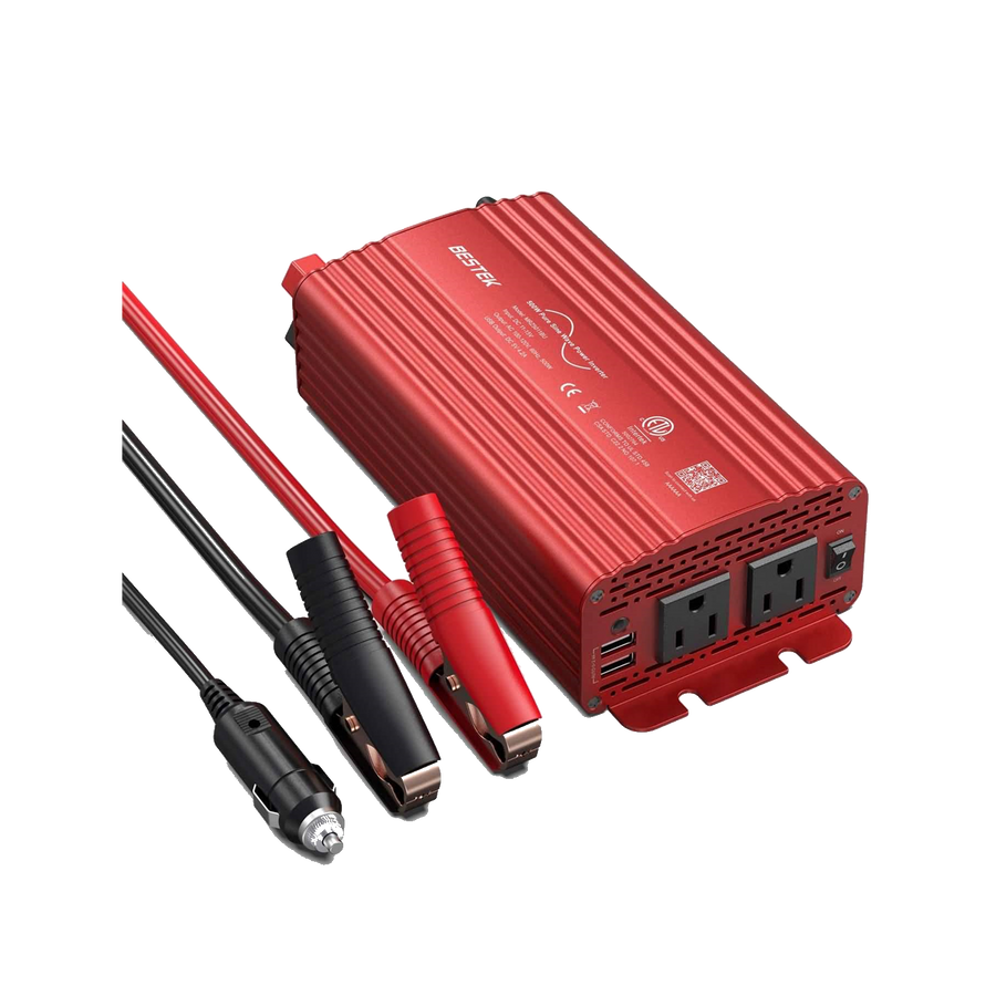BESTEK 500W Pure Sine Wave Inverter with Dual USB-A