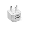 BESTEK travel plug adapter — pin-side view of the adapter marked Type IS