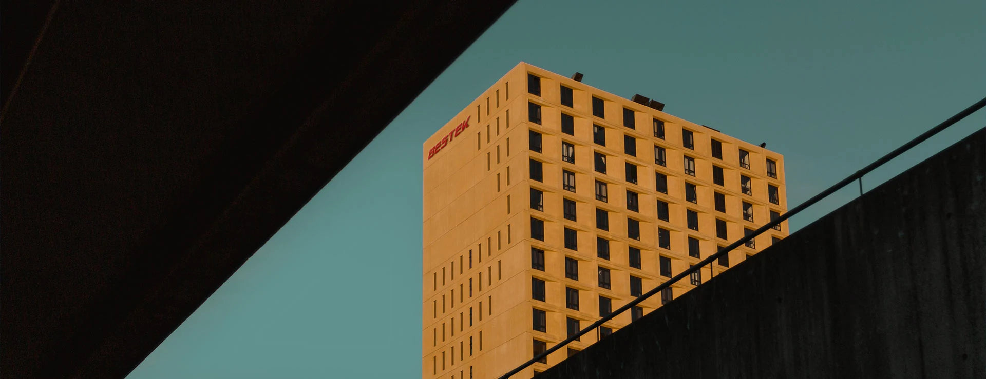 BESTEK company building shown in the original brand archive