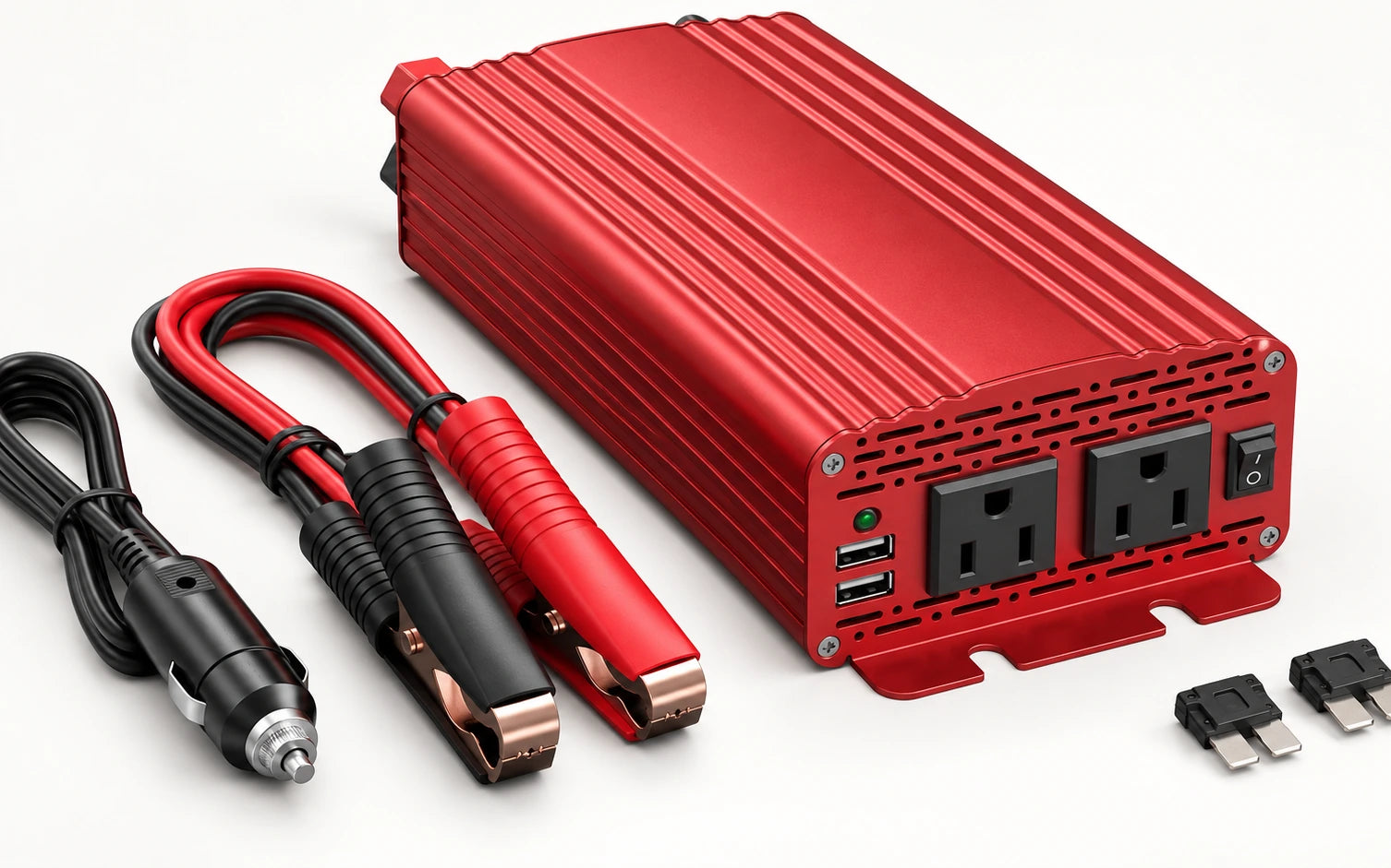 BESTEK 500W Pure Sine Wave Inverter with Dual USB-A detail overview
