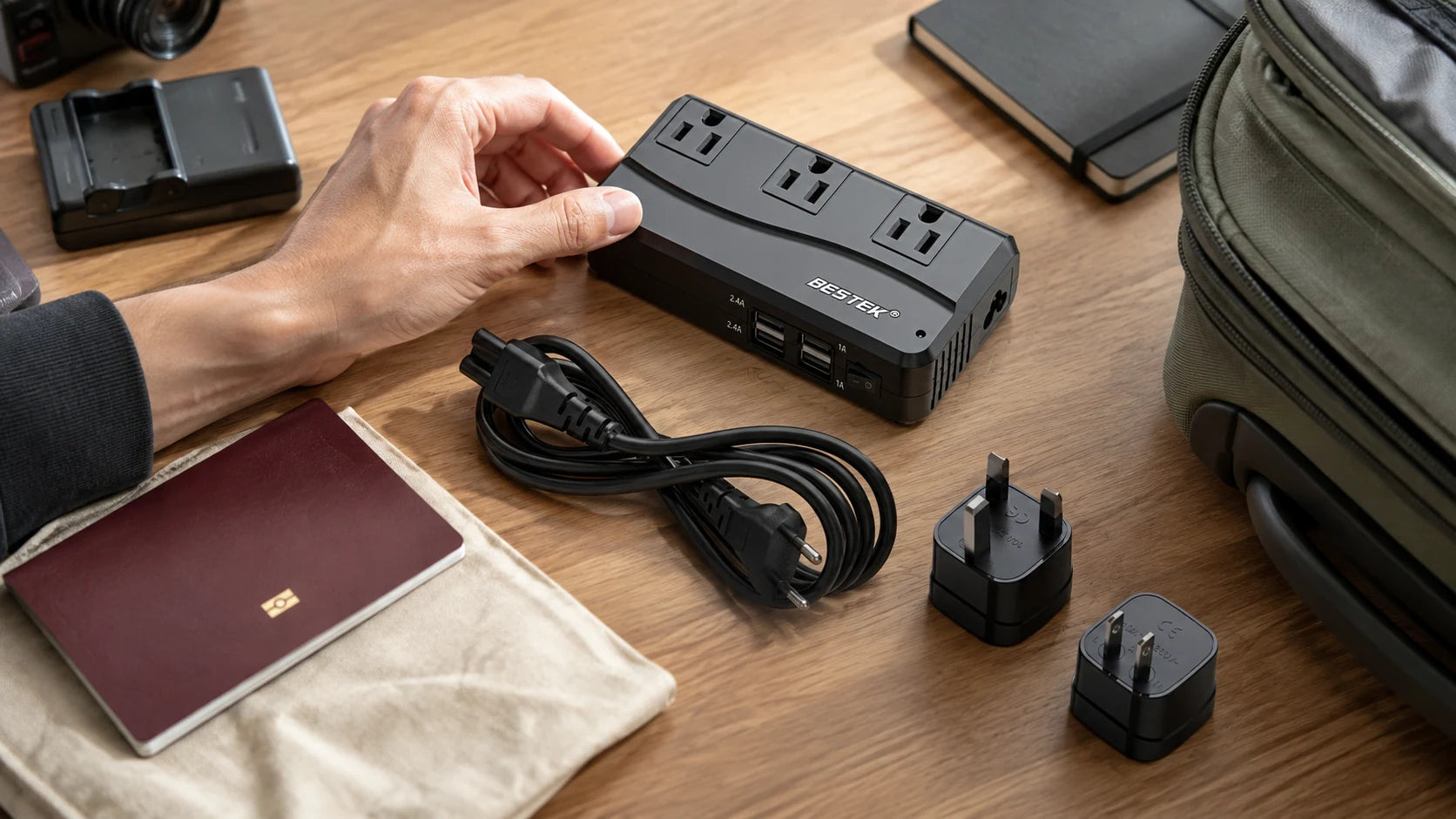 Travel adapter and voltage converter guide