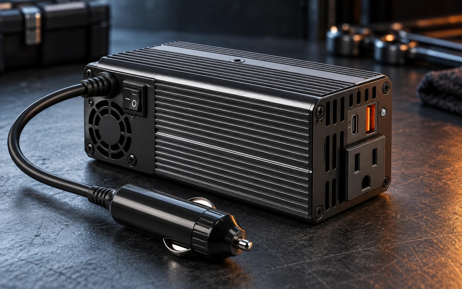 BESTEK 200W Car Power Inverter with 30W USB-C PD and QC 3.0 model-specific setup