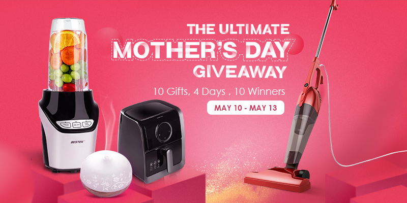 BESTEK MOTHER’S DAY GIVEAWAY