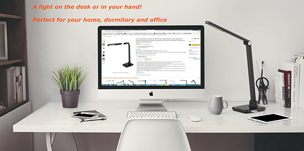 Bestek Detachable Desk Lamp – Deserve to Have for Multi-environment