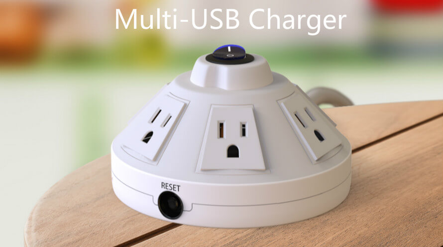 Multi USB Charger, a Nice Travel Companion